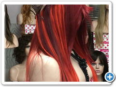peluca natural inmaculada burg R rojo.11