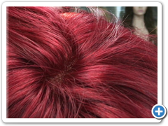 peluca natural inmaculada burg R rojo.9
