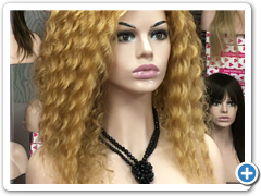 peluca rizada natural ADELAIDE27 tul40c.2