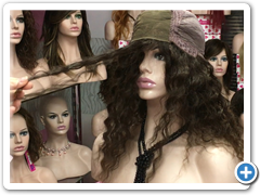 peluca rizada natural ADELAIDE4 tul40c.12