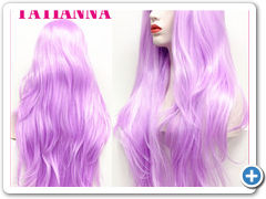 Peluca Tatiana color Lila Claro