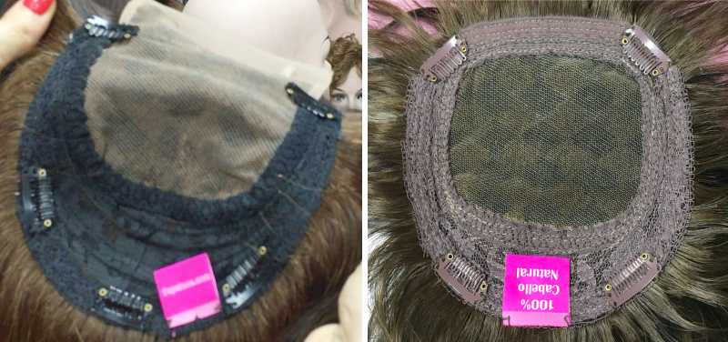 Bases redondas y ovaladas de voluminador natural con clips