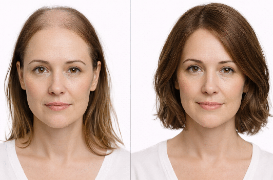 Comparativa para valorar si conviene peluca completa o voluminador natural